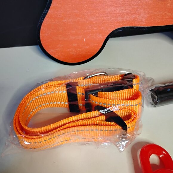 Halloween 7 ft Skeleton Dog Accessories Orange - Picture 5 of 14